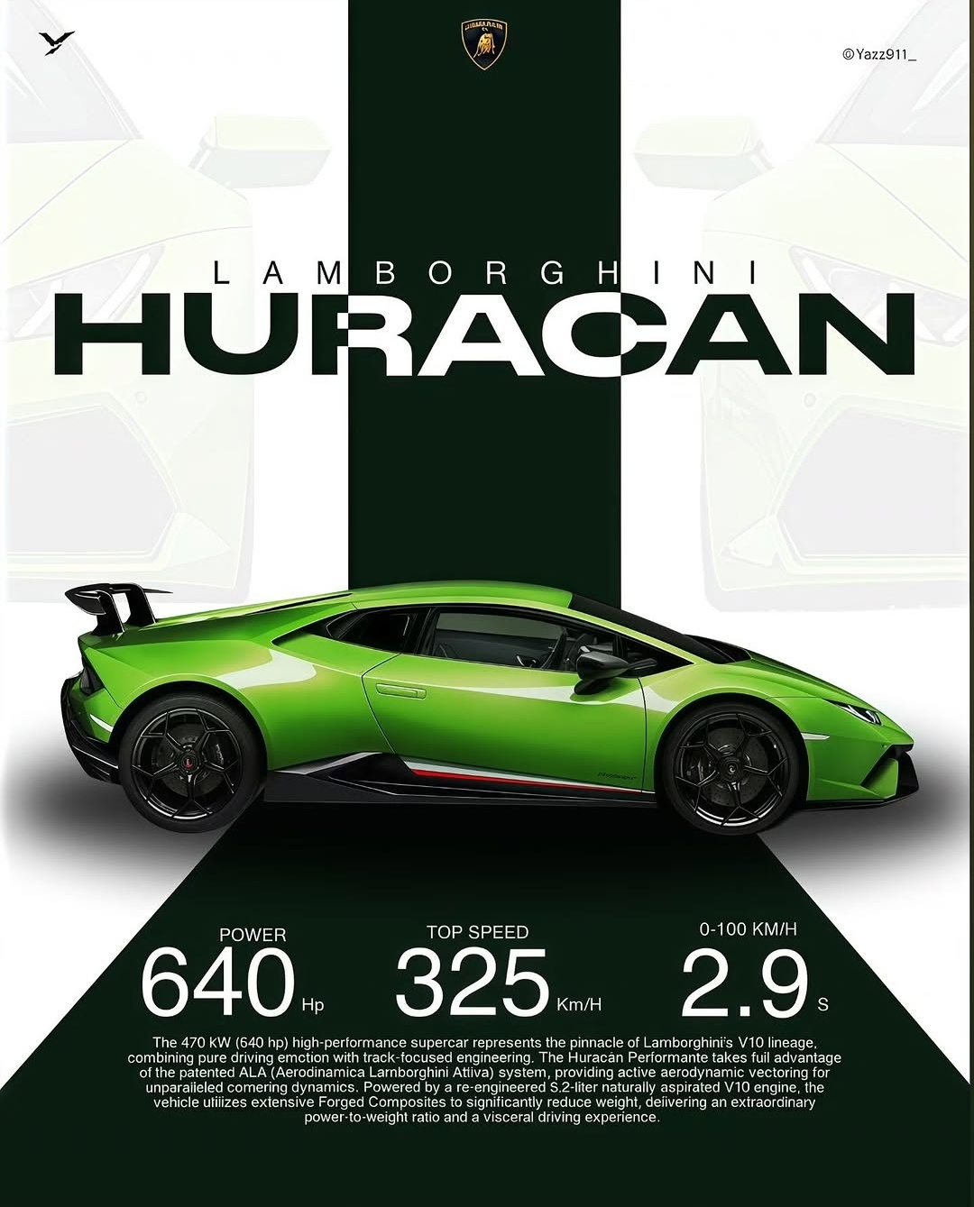 Poster fan art mobil Huracan